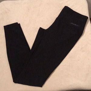 Eddie Bauer women black leggings never worn